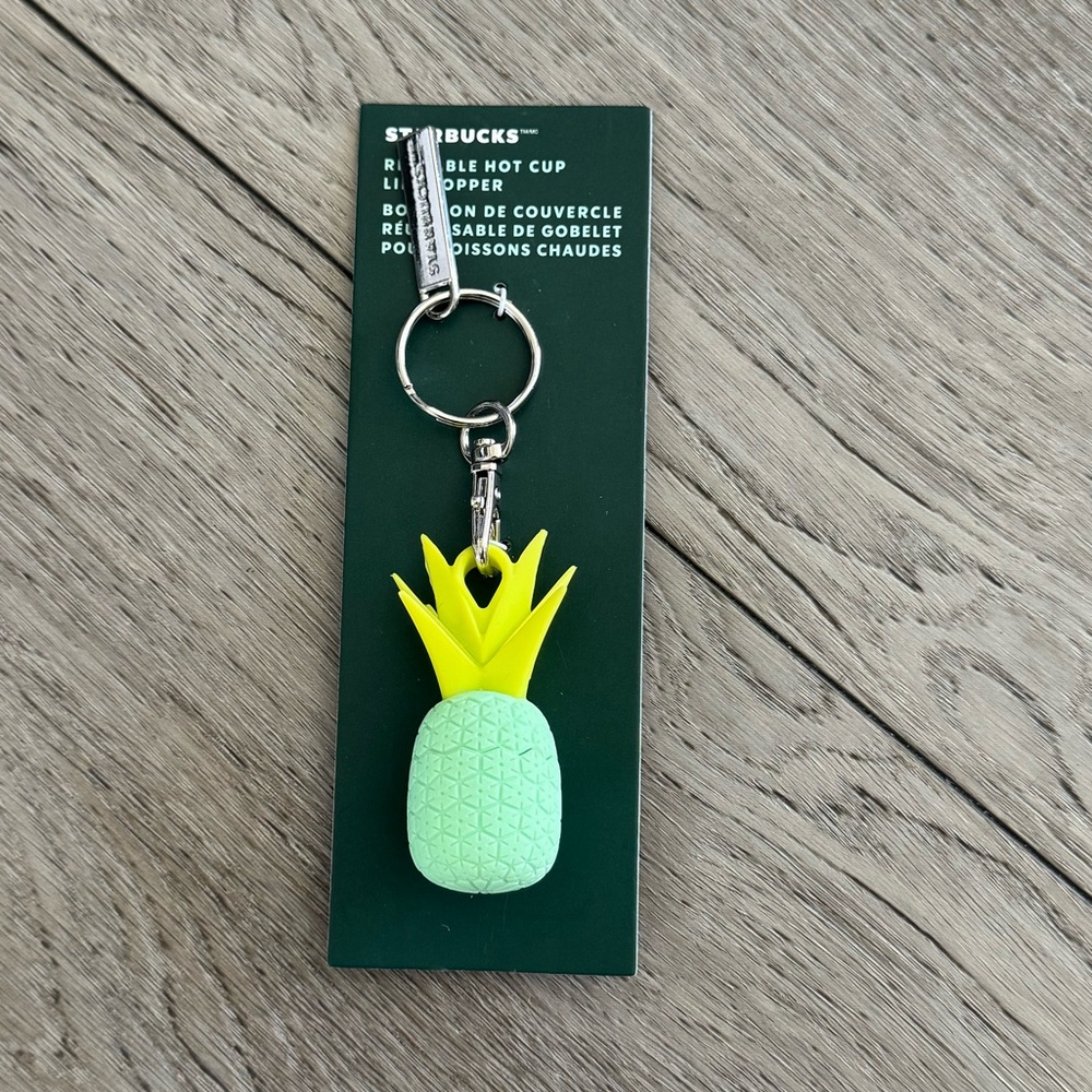 Starbucks pineapple lid stopper